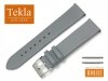 Pasek do zegarka TEKLA PT26 skórzany 20 mm szary